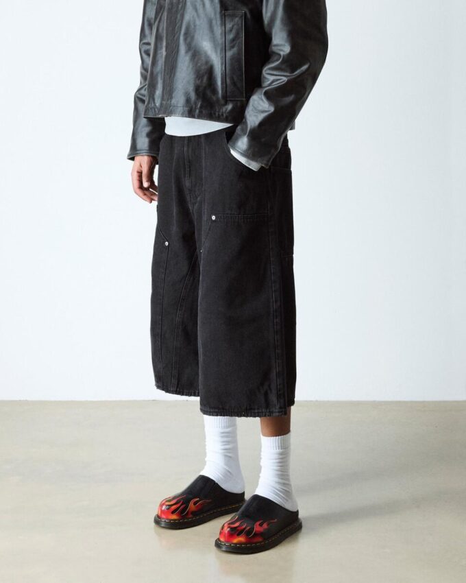 San Flame Leather Mules
