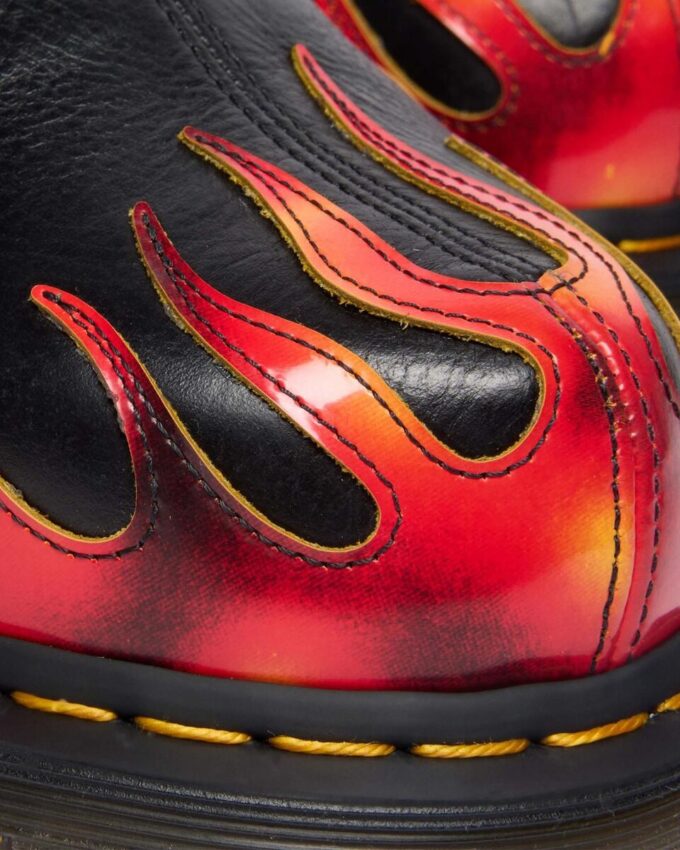San Flame Leather Mules