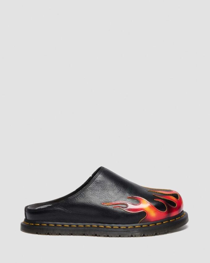 San Flame Leather Mules