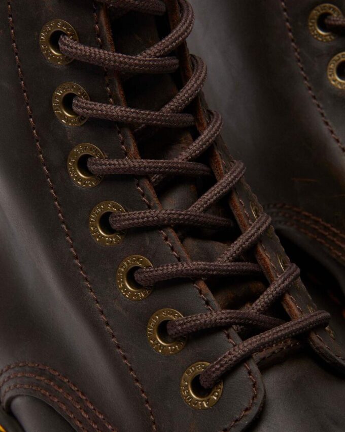 Sinclair Crazy Horse Leather Platform Boots