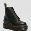 SINCLAIR Milled Nappa Leather Platform Boots