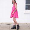 SINCLAIR Milled Nappa Leather Platform Boots