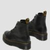 SINCLAIR Milled Nappa Leather Platform Boots