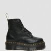 SINCLAIR Milled Nappa Leather Platform Boots