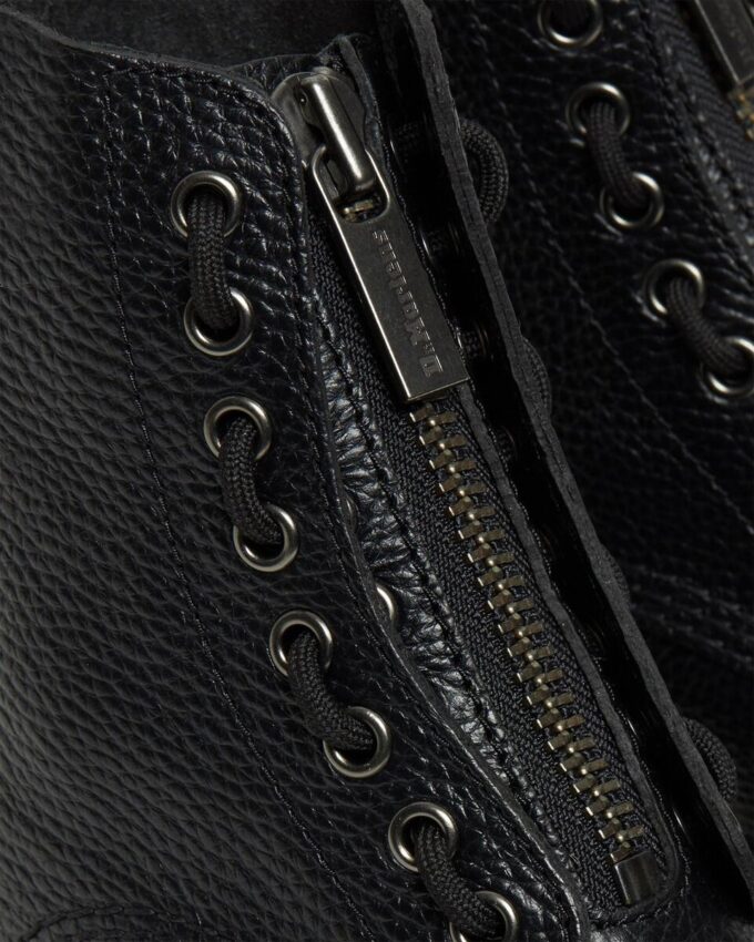 SINCLAIR Milled Nappa Leather Platform Boots