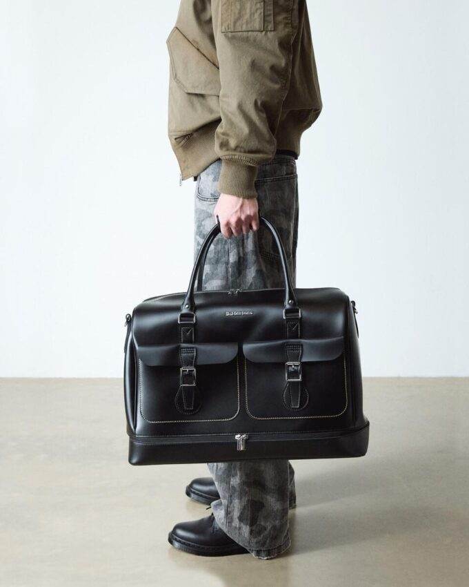 Smooth Leather Weekender Bag