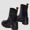 SPENCE HARNESS SENDAL LEATHER HEELED CHELSEA BOOTS