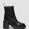 SPENCE HARNESS SENDAL LEATHER HEELED CHELSEA BOOTS