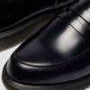 Temara Polished Smooth Leather Loafers