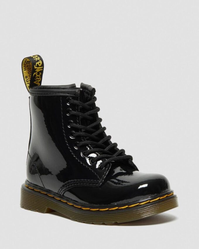 Toddler 1460 Patent Leather Lace Up Boots
