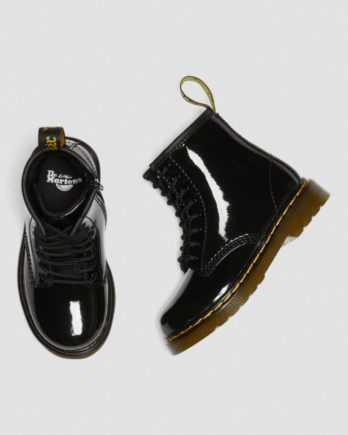 Toddler 1460 Patent Leather Lace Up Boots