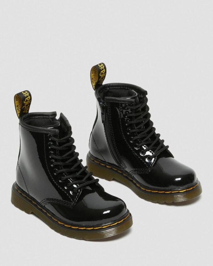 Toddler 1460 Patent Leather Lace Up Boots
