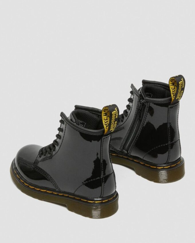 Toddler 1460 Patent Leather Lace Up Boots