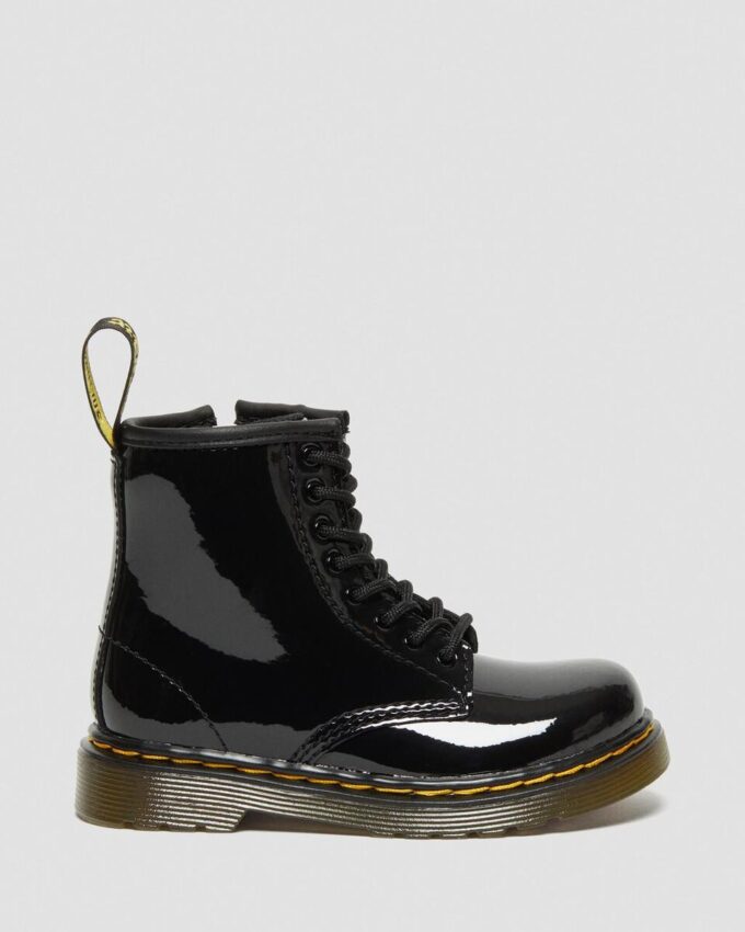 Toddler 1460 Patent Leather Lace Up Boots