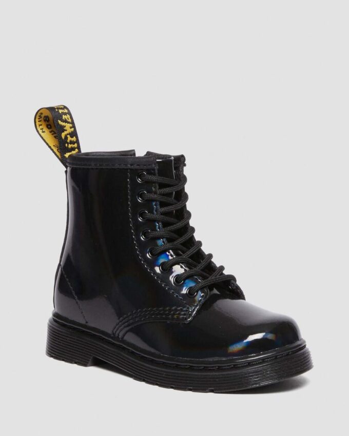 TODDLER 1460 RAINBOW Patent Leather Lace Up Boots