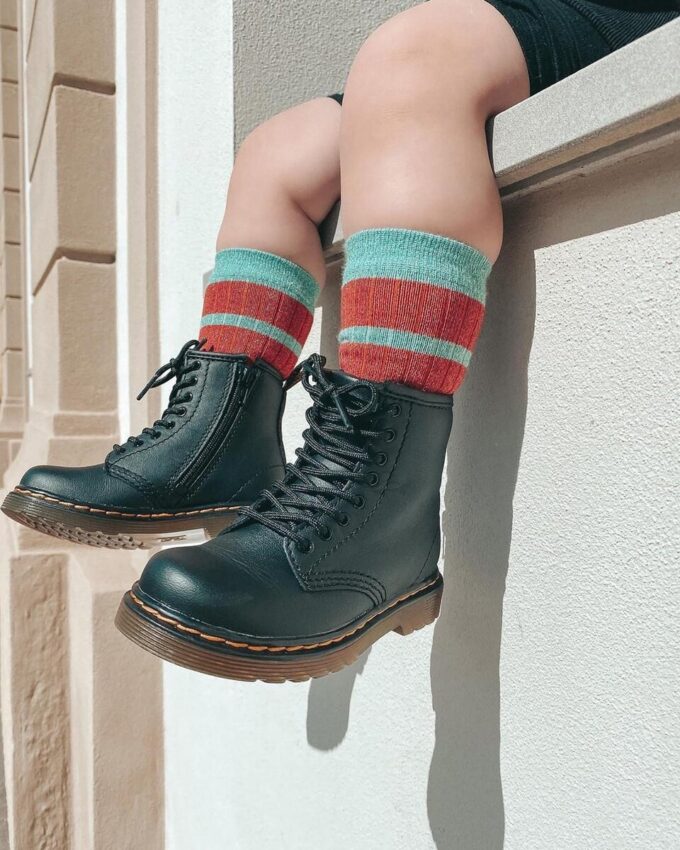 Toddler 1460 Softy T Leather Lace Up Boots