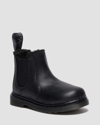 Toddler 2976 Faux Fur Lined Chelsea Boots