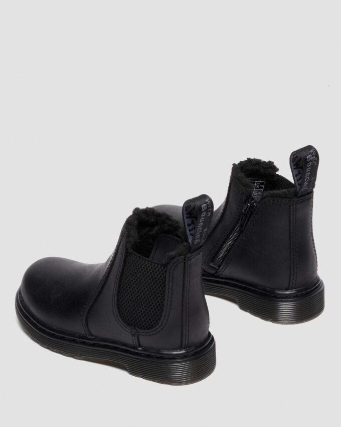 Toddler 2976 Faux Fur Lined Chelsea Boots