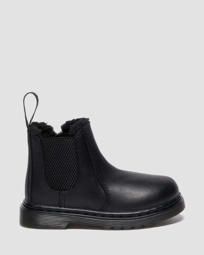 Toddler 2976 Faux Fur Lined Chelsea Boots