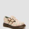 Toddler 8053 Floral Leather Mary Jane Shoes