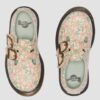 Toddler 8053 Floral Leather Mary Jane Shoes