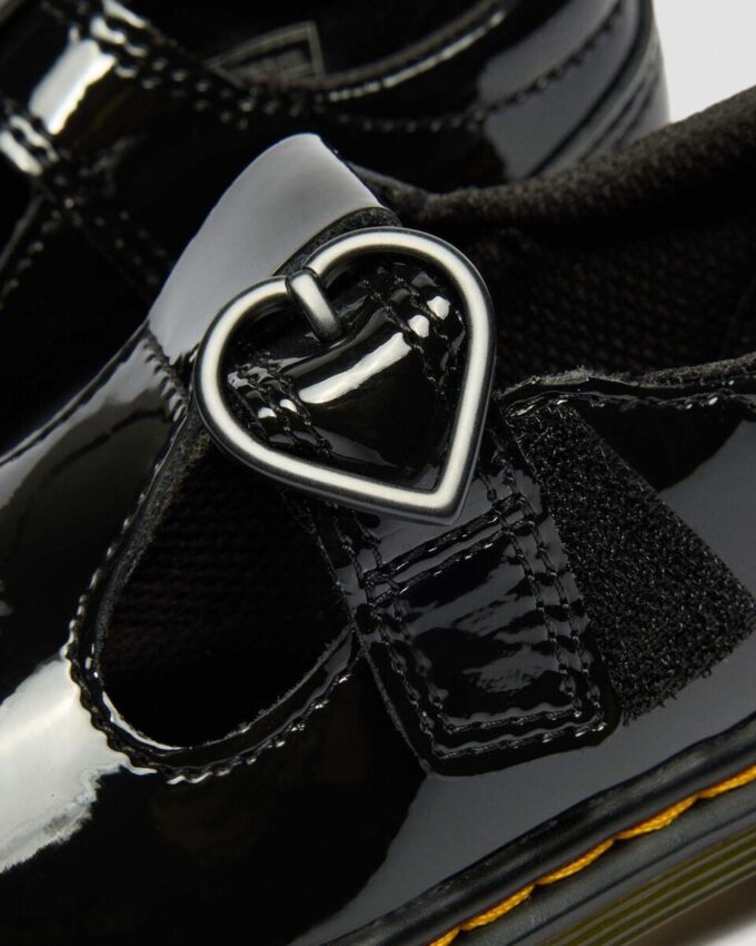 TODDLER POLLEY II Heart Patent Leather Shoes