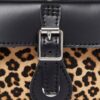 Top Handle Bag Leopard Print Hair On