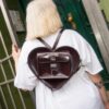 Vegan Heart Shaped Backpack Vegan Heart Shaped Backpack