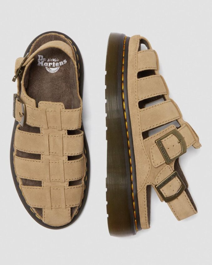 WRENLIE Bronx Suede Fisherman Sandals