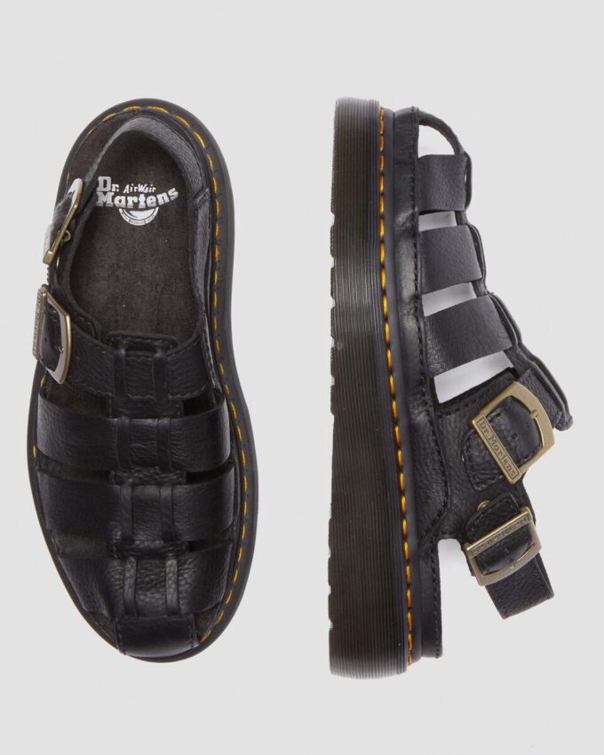 Wrenlie Grizzly Leather Fisherman Sandals
