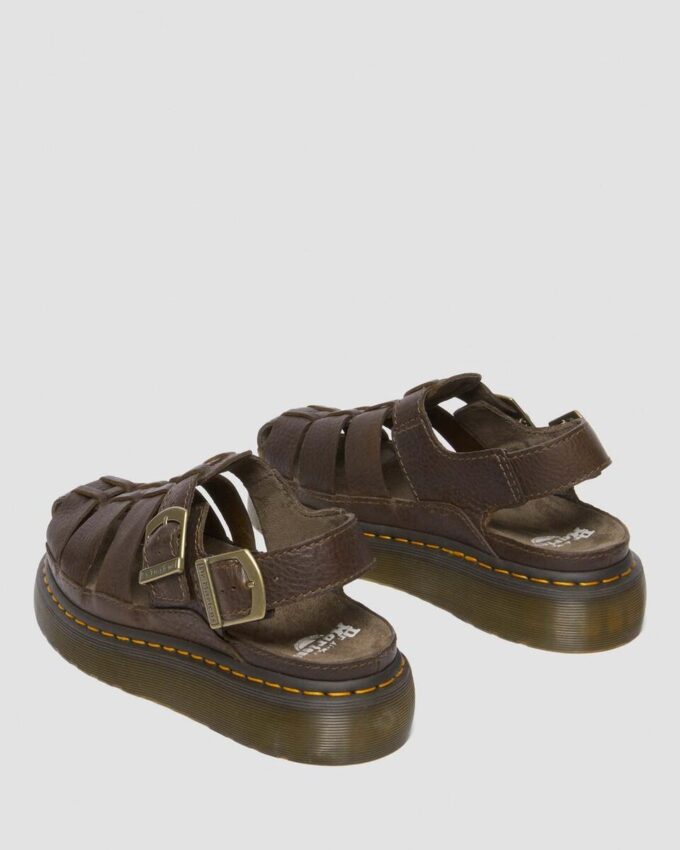 Wrenlie Grizzly Leather Fisherman Sandals