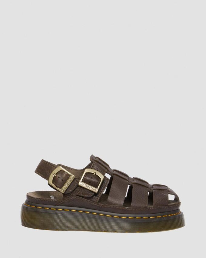 Wrenlie Grizzly Leather Fisherman Sandals