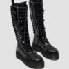 XTRM FRILL Platform Leather Boots