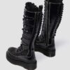 XTRM FRILL Platform Leather Boots