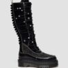XTRM FRILL Platform Leather Boots