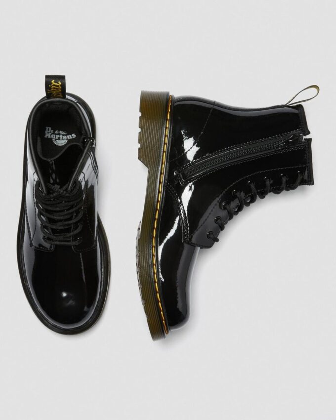 Youth 1460 Patent Leather Lace Up Boots