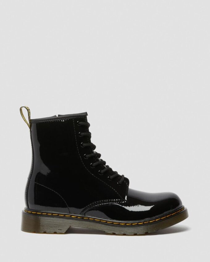 Youth 1460 Patent Leather Lace Up Boots