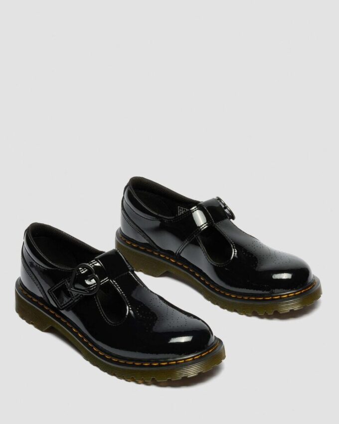 YOUTH POLLEY II Heart Patent Leather Shoes