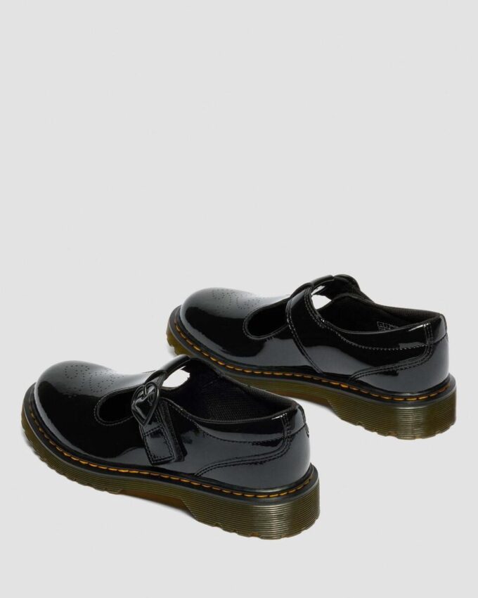 YOUTH POLLEY II Heart Patent Leather Shoes