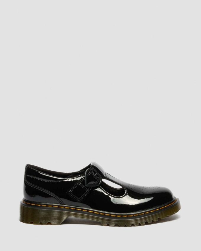 YOUTH POLLEY II Heart Patent Leather Shoes