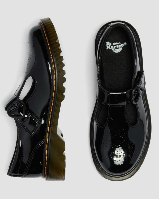 YOUTH POLLEY II Heart Patent Leather Shoes