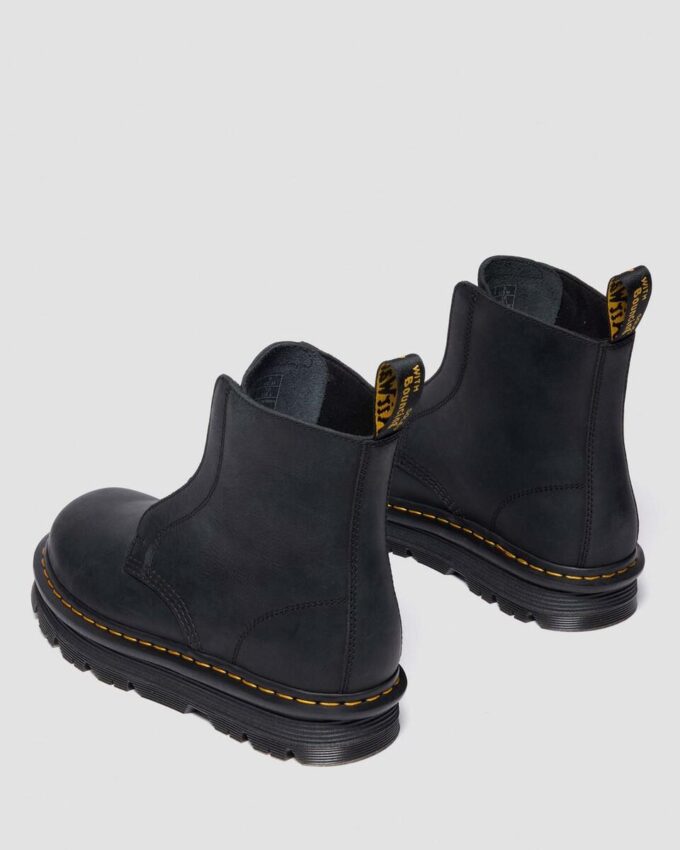Zebzag Laceless Slip On Leather Boots Zebzag Laceless Slip On Leather Boots