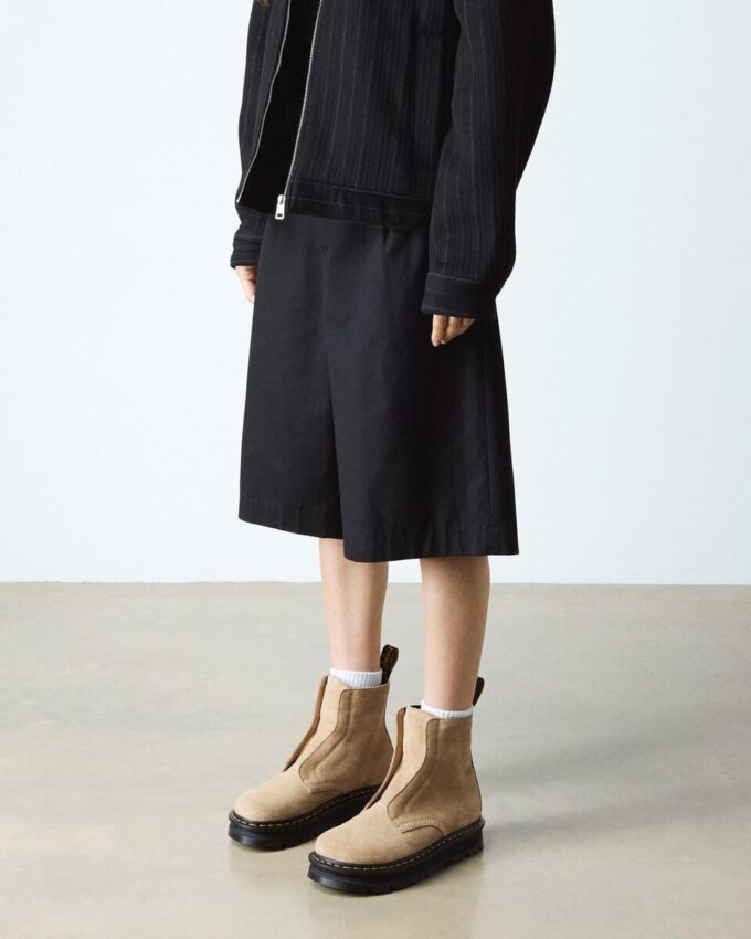 ZEBZAG LACELESS Slip On Suede Boots