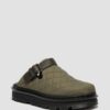 Zebzag Quilted Canvas Slingback Platform Mules