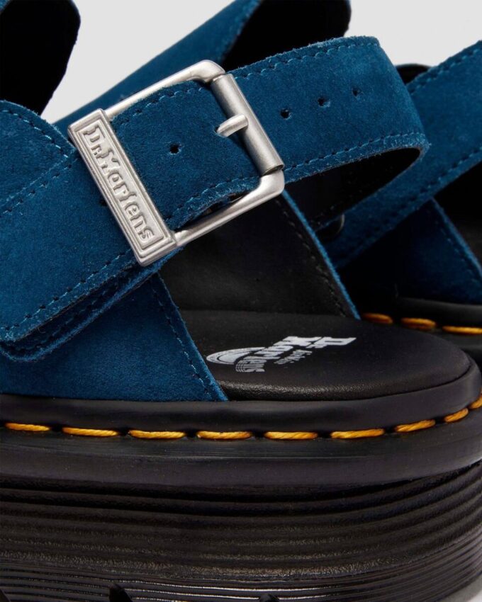 Zebzag Suede Slingback Platform Mules
