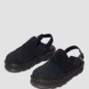 Zebzag Suede Slingback Platform Mules