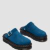 Zebzag Suede Slingback Platform Mules