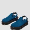 Zebzag Suede Slingback Platform Mules