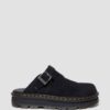 Zebzag Suede Slingback Platform Mules