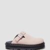 Zebzag Suede Slingback Platform Mules